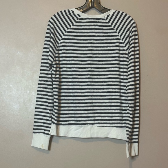 Soul Cycle Striped Logo Sweatshirt Long Sleeves Size M - Picture 3 of 3